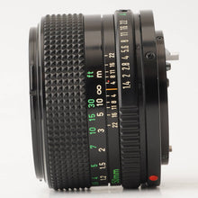 Load image into Gallery viewer, Canon New FD 50mm f/1.4