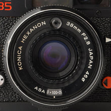 画像をギャラリービューアに読み込む, コニカ Konica C35 EF Hexanon 38mm F2.8