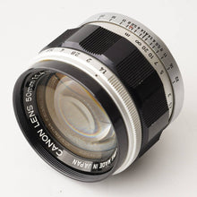Load image into Gallery viewer, Canon 50mm f/1.4 L39 LTM