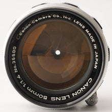 Load image into Gallery viewer, Canon 50mm f/1.4 L39 LTM