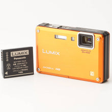 Load image into Gallery viewer, Panasonic LUMIX DMC-FT1 Sunrise Orange Shock and Waterproof