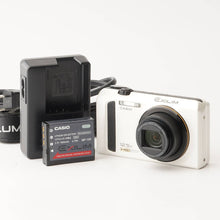 Load image into Gallery viewer, Casio EXILIM EX-ZR100 White 12.5x Optical Zoom