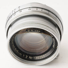 Load image into Gallery viewer, Erunst Leitz GmbH Wetzlar Leica Summicron 50mm f/2 Collapsible barrel L39 LTM