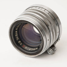 Load image into Gallery viewer, Nikon Nippon Kogaku NIKKOR H C 5cm 50mm f/2 L39 LTM
