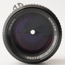 Load image into Gallery viewer, Nikon Ai-s NIKKOR 85mm f/2