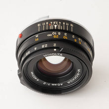 Load image into Gallery viewer, Minolta M-Rokkor 40mm f/2 Leica M mount