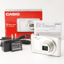 Load image into Gallery viewer, Casio EXILIM EX-ZS240 Silver 12x Optical Zoom