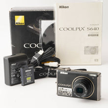 Load image into Gallery viewer, Nikon COOLPIX S640 Black 5x OPTICAL ZOOM