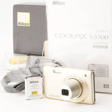 Load image into Gallery viewer, Nikon COOLPIX S3300 Sweet Gold