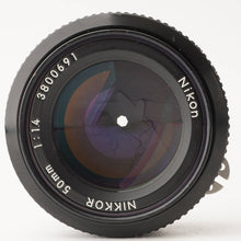 Load image into Gallery viewer, Nikon Ai NIKKOR 50mm f/1.4 F Mount