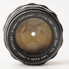 画像をギャラリービューアに読み込む, ペンタックス Asahi Pentax スーパータクマー Super Takumar 50mm F1.4 前期型 8枚玉 M42マウント