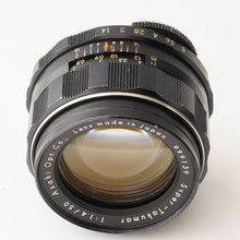 画像をギャラリービューアに読み込む, ペンタックス Asahi Pentax スーパータクマー Super Takumar 50mm F1.4 前期型 8枚玉 M42マウント