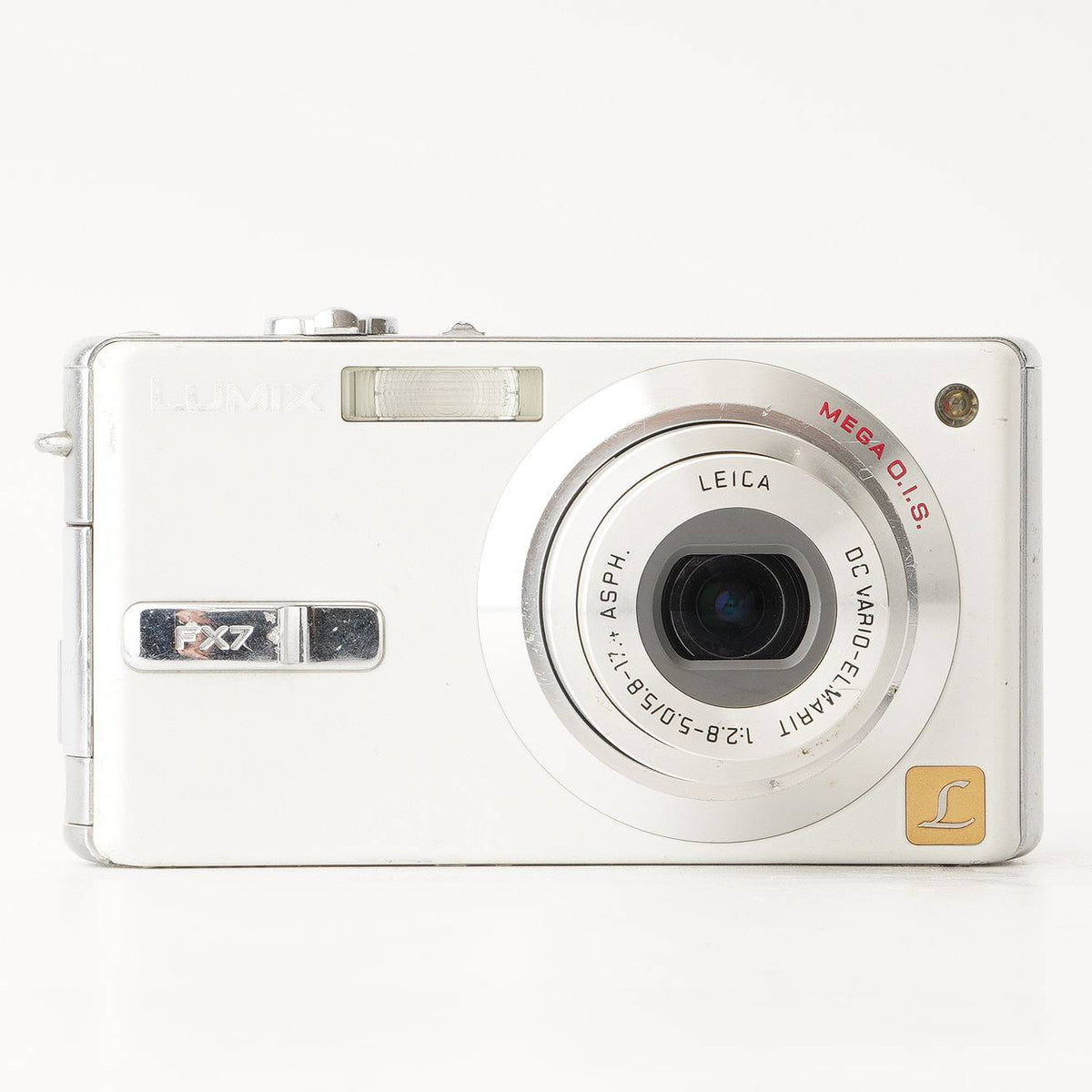 パナソニック Panasonic LUMIX DMC-FX7 White Compact Digital Camera