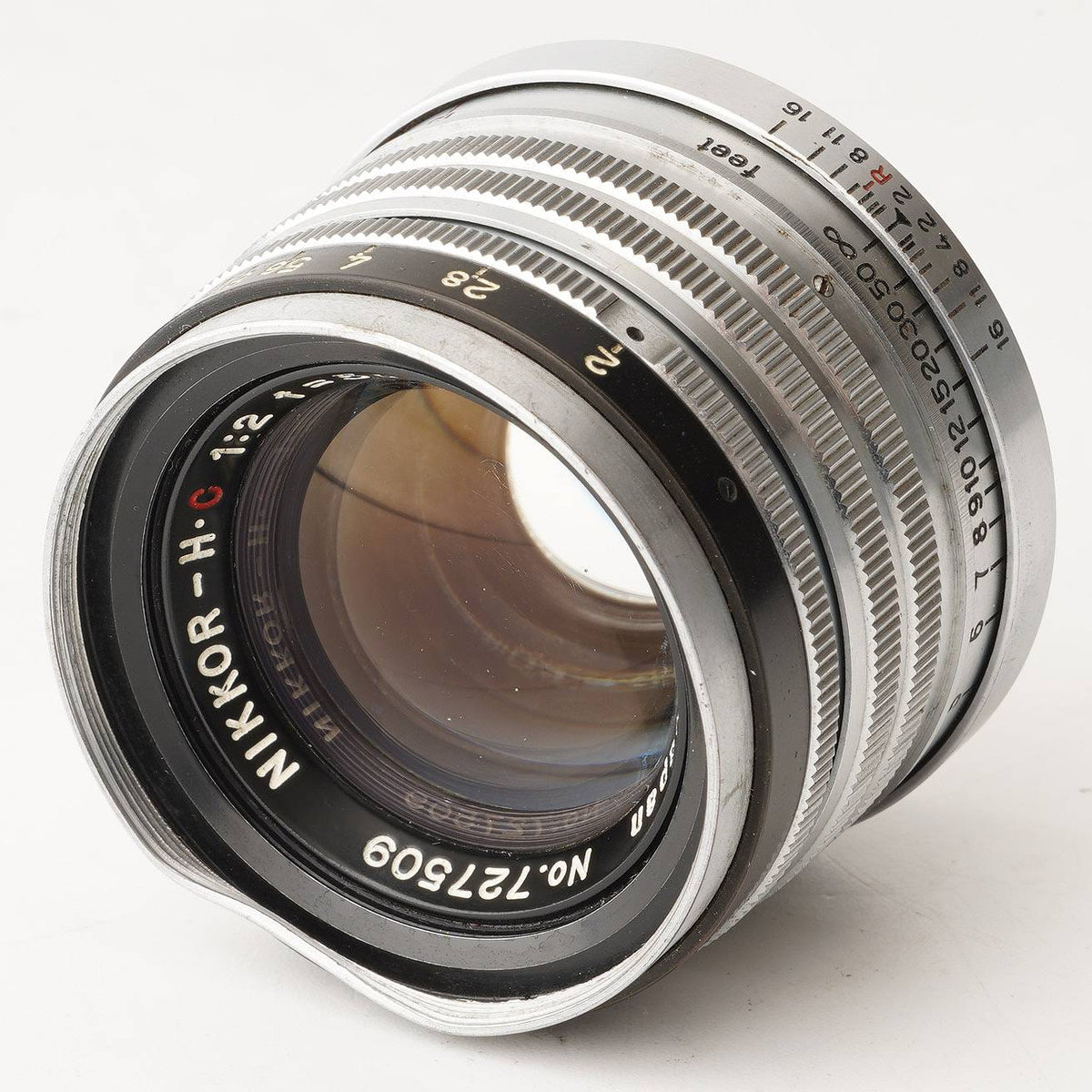 ニコン Nikon Nippon Kogaku NIKKOR H C 5cm 50mm F2 黒帯 ライカ L39