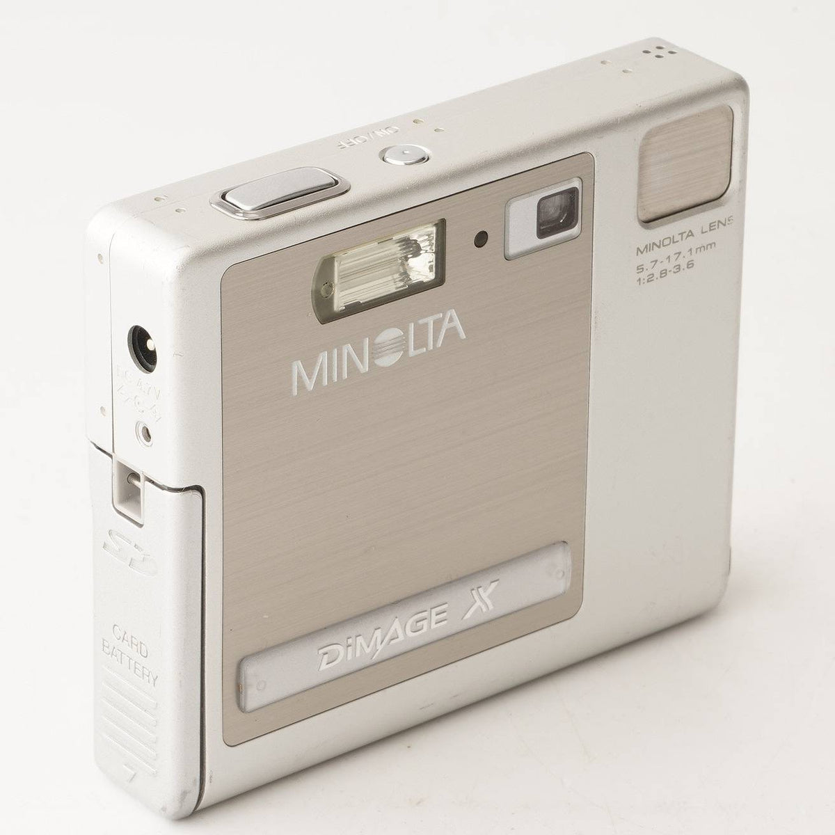 MINOLTA ミノルタ DiMAGE X 5.7-17.1mm 1:2.8-3.6 動作未確認 デジタル
