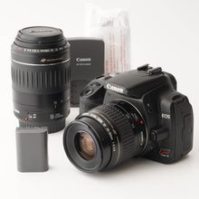 Load image into Gallery viewer, Canon EOS Kiss Digital X / EF 35-80mm f/4-5.6 USM / EF 55-200mm f/4.5-5.6 II USM