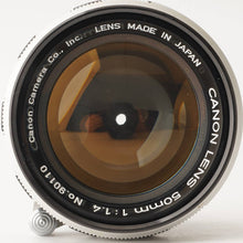 Load image into Gallery viewer, Canon 50mm f/1.4 L39 LTM