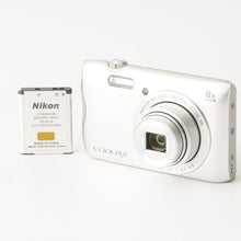 Load image into Gallery viewer, Nikon COOLPIX A300 Silver 8X Wide Optical Zoom