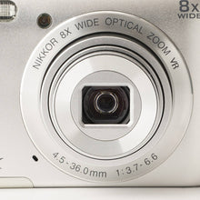 Load image into Gallery viewer, Nikon COOLPIX A300 Silver 8X Wide Optical Zoom