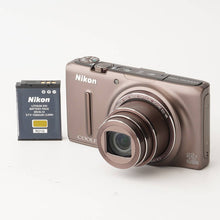画像をギャラリービューアに読み込む, ニコン Nikon COOLPIX S9500 ブラウン 22x 広角 光学ズーム