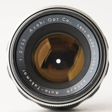 Load image into Gallery viewer, Pentax Asahi Auto Takumar 55mm f/2 M42 Mount