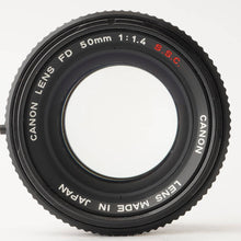 Load image into Gallery viewer, Canon FD 50mm f/1.4 S.S.C. FD Mount