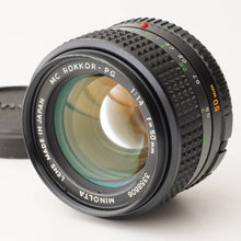 画像をギャラリービューアに読み込む, ミノルタ Minolta MC Rokkor PG 50mm F1.4