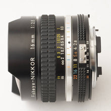 画像をギャラリービューアに読み込む, ニコン Nikon Ai-S Fisheye-NIKKOR 16mm F2.8 フィッシュアイ