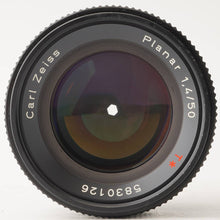 Load image into Gallery viewer, Contax Carl Zeiss Planar 50mm f/1.4 T* AEJ C/Y Mount