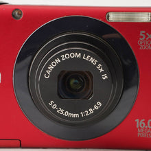 Load image into Gallery viewer, Canon PowerShot A3400 IS Red 5x IS Zoom