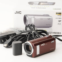 Load image into Gallery viewer, JVC Kenwood Everio GZ-HM280 Red 40x Optical Zoom