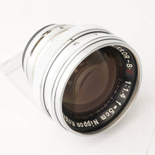 画像をギャラリービューアに読み込む, ニコン Nikon NIKKOR-S.C 50mm F1.4 Sマウント