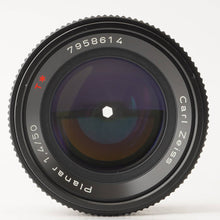 画像をギャラリービューアに読み込む, コンタックス Contax カールツァイス Carl Zeiss Planar 50mm F1.4 T* MMJ C/Y ヤシカ マウント