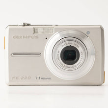 Load image into Gallery viewer, Olympus FE-220 Silver 3x Optical Zoom