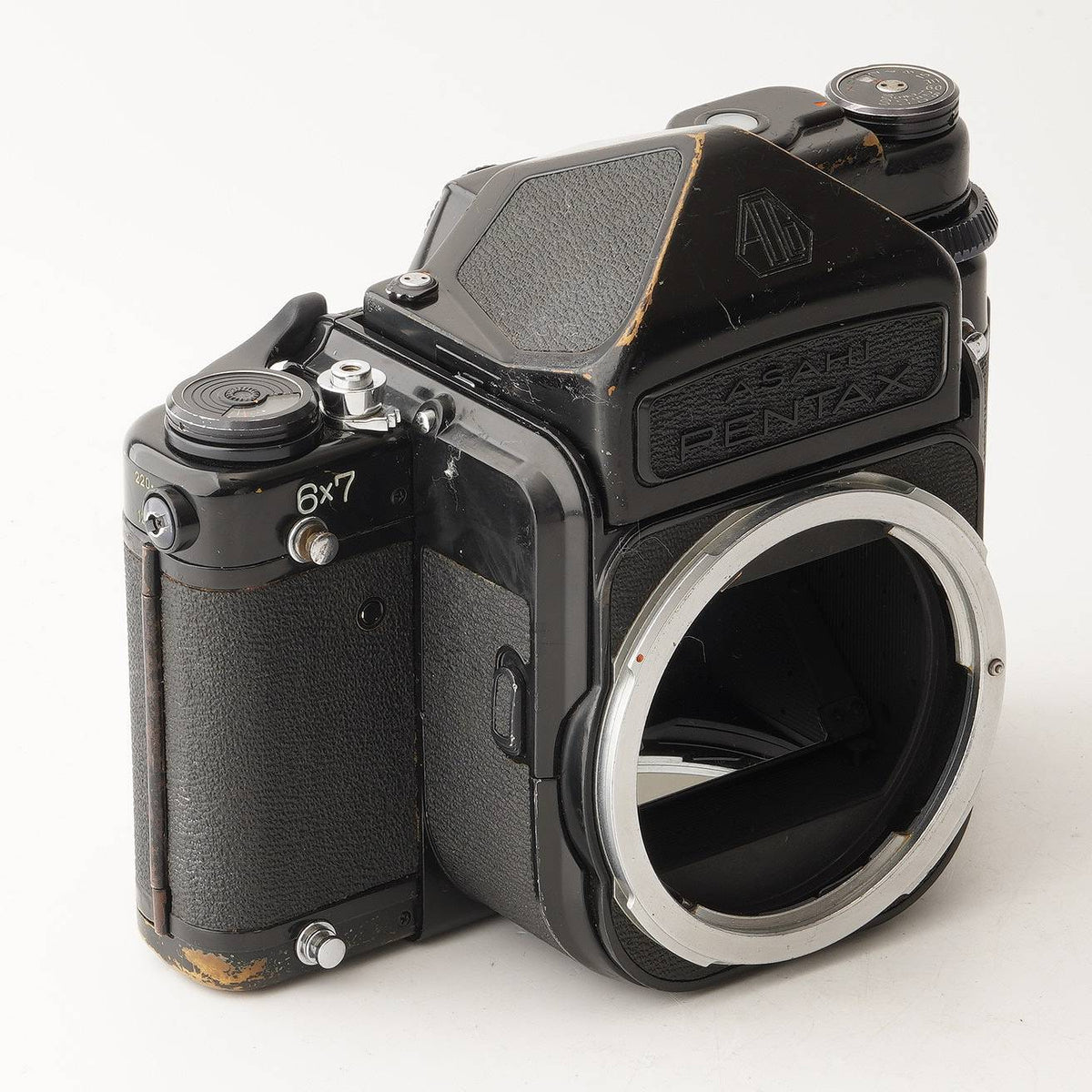 ☆超美品☆ ペンタックス PENTAX 6x7 67 木製グリップ ウッドグリップ