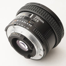 画像をギャラリービューアに読み込む, ニコン Nikon AF NIKKOR 20mm F2.8