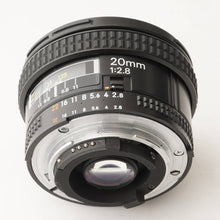 画像をギャラリービューアに読み込む, ニコン Nikon AF NIKKOR 20mm F2.8