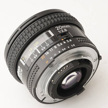 画像をギャラリービューアに読み込む, ニコン Nikon AF NIKKOR 20mm F2.8