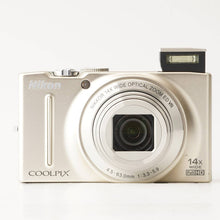 Load image into Gallery viewer, Nikon COOLPIX S8200 Platinum Silver 14x Wide Optical Zoom