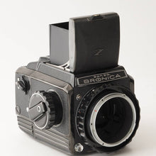 画像をギャラリービューアに読み込む, ゼンザブロニカ Zenza Bronica S2 S2A 後期モデル ブラック / Nikkor-P 75mm F2.8