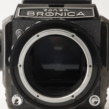 画像をギャラリービューアに読み込む, ゼンザブロニカ Zenza Bronica S2 S2A 後期モデル ブラック / Nikkor-P 75mm F2.8