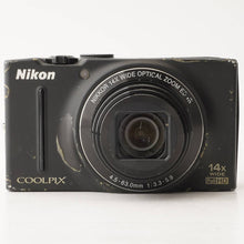 Load image into Gallery viewer, Nikon COOLPIX S8200 Black 14x WIDE OPTICAL ZOOM
