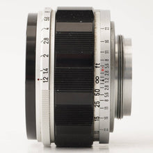 画像をギャラリービューアに読み込む, キヤノン Canon 50mm F1.2 ライカ L39 マウント