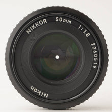 画像をギャラリービューアに読み込む, ニコン Nikon Ai-s NIKKOR 50mm F1.8 パンケーキレンズ