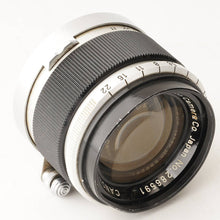 画像をギャラリービューアに読み込む, キヤノン Canon 50mm F1.8 ライカ L39 マウント