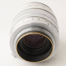 画像をギャラリービューアに読み込む, 東京光学 Tokyo Kogaku Topcor-S 50mm F2 ライカ L39 マウント