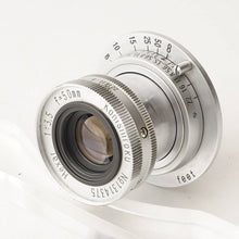 画像をギャラリービューアに読み込む, 小西六 Konishiroku Hexar 50mm F3.5 沈胴式 ライカ L39 マウント