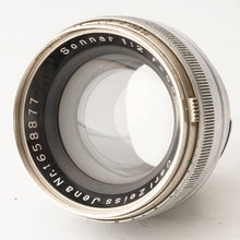 Load image into Gallery viewer, Carl Zeiss Jena Sonnar 50mm f/2 Contax Mount