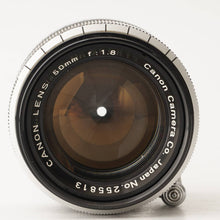 Load image into Gallery viewer, Canon 50mm f/1.8 Leica L39 LTM