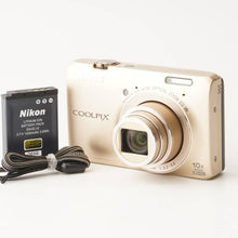 Load image into Gallery viewer, Nikon COOLPIX S6300 Elegant Gold 10x Wide Optical Zoom